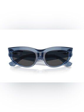Burberry Light Blue Transparent Cat-Eye Sunglasses